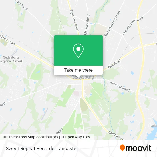 Sweet Repeat Records map