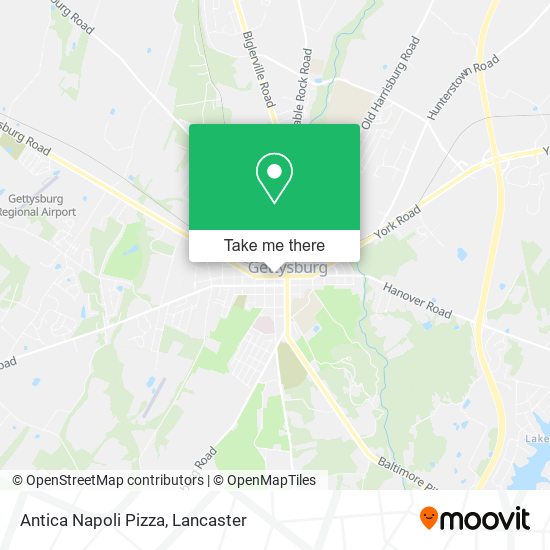 Antica Napoli Pizza map