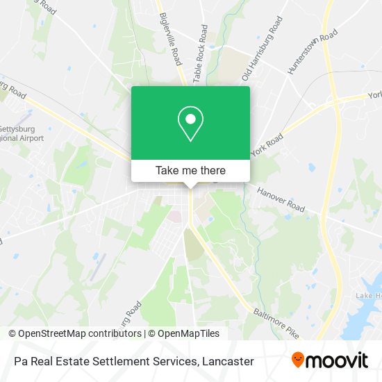 Pa Real Estate Settlement Services map