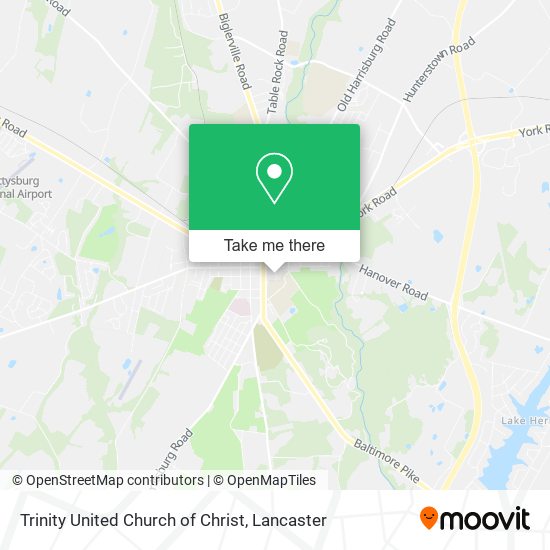 Trinity United Church of Christ map