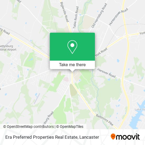 Era Preferred Properties Real Estate map