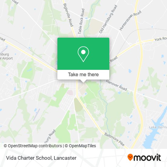 Vida Charter School map