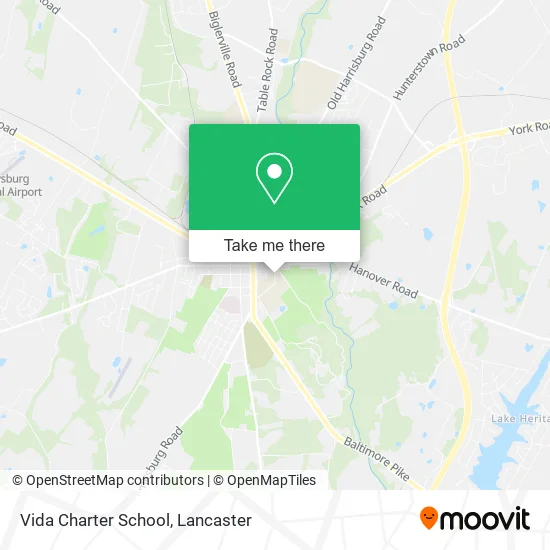 Vida Charter School map