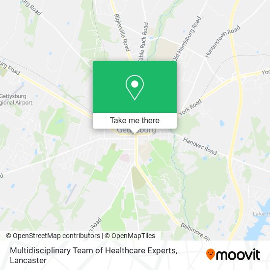 Mapa de Multidisciplinary Team of Healthcare Experts