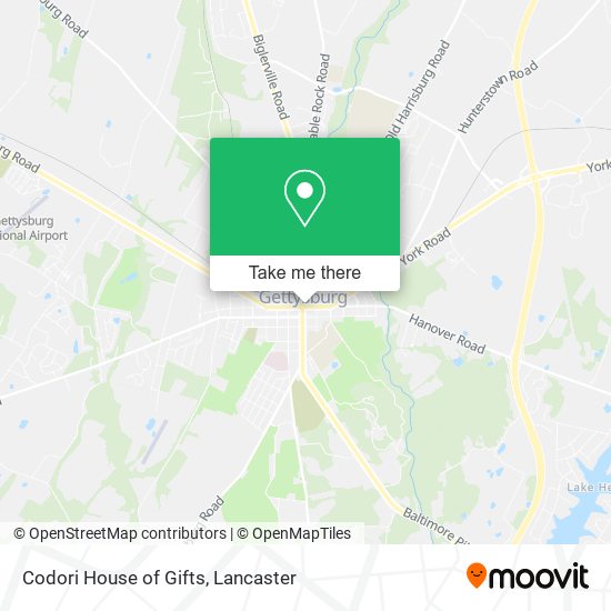 Codori House of Gifts map
