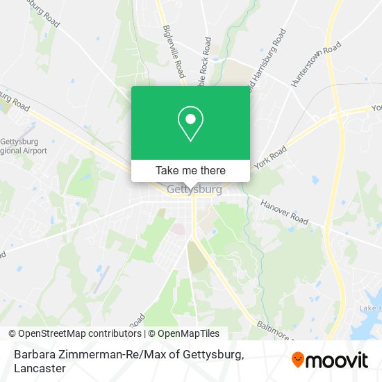 Barbara Zimmerman-Re / Max of Gettysburg map