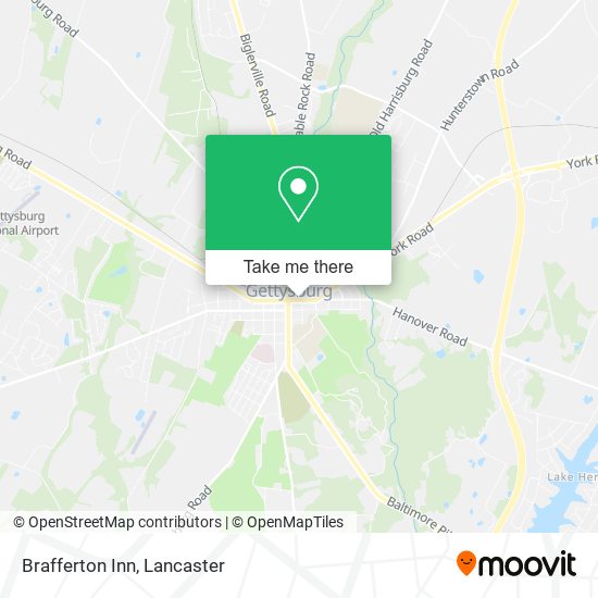 Mapa de Brafferton Inn