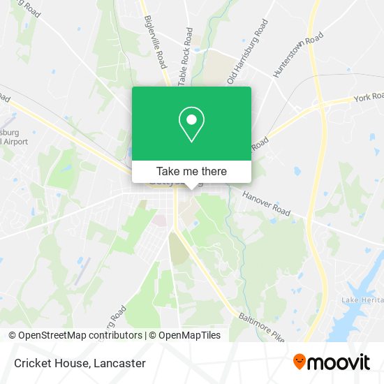 Cricket House map