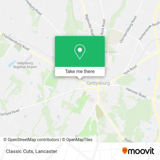 Classic Cuts map