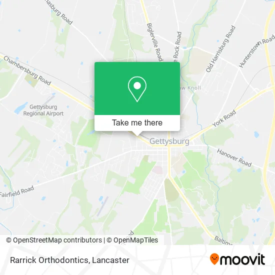 Rarrick Orthodontics map