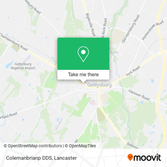 Colemanbrianp DDS map