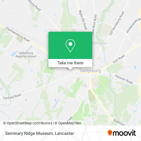 Mapa de Seminary Ridge Museum