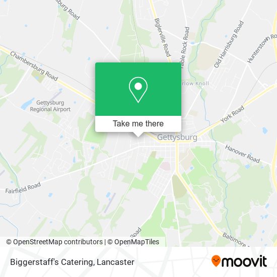Mapa de Biggerstaff's Catering