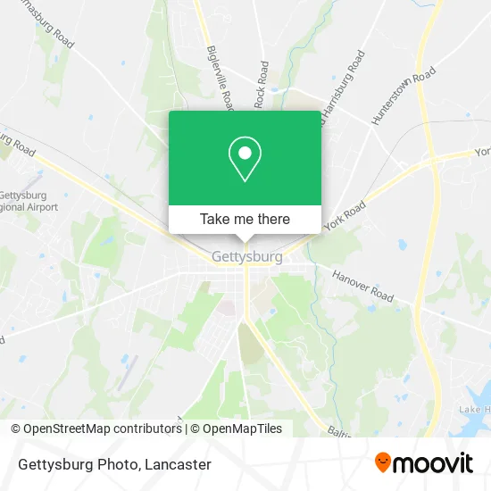 Gettysburg Photo map