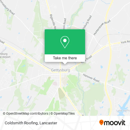 Coldsmith Roofing map