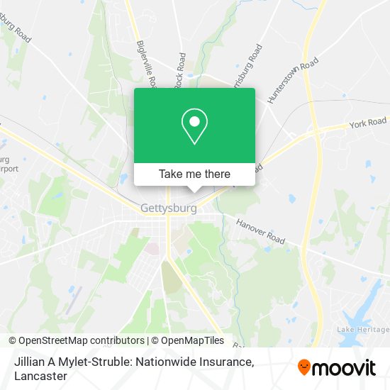 Jillian A Mylet-Struble: Nationwide Insurance map