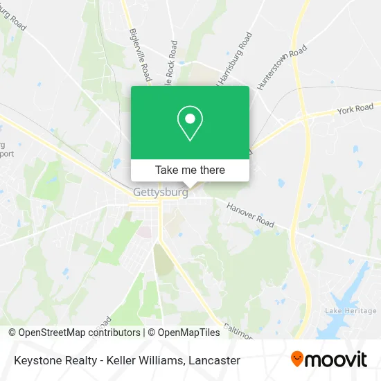 Keystone Realty - Keller Williams map