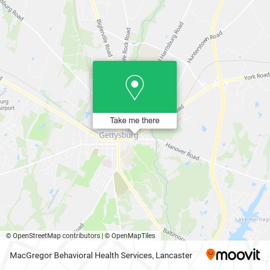 MacGregor Behavioral Health Services map