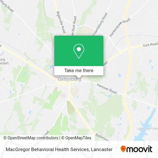 MacGregor Behavioral Health Services map