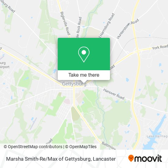 Marsha Smith-Re / Max of Gettysburg map