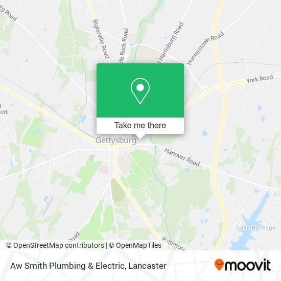 Aw Smith Plumbing & Electric map