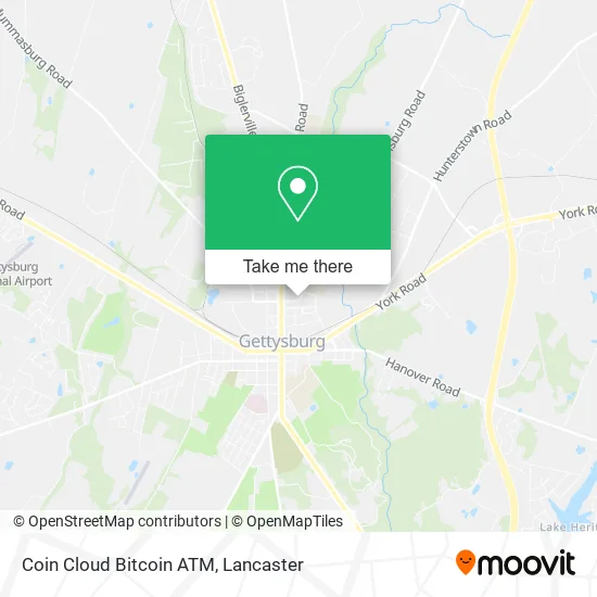 Coin Cloud Bitcoin ATM map