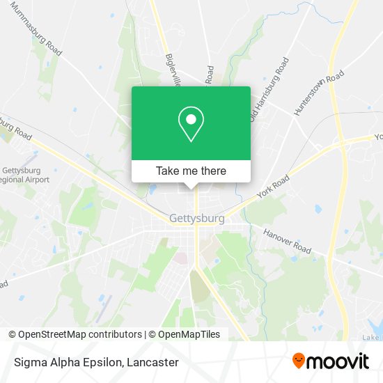 Sigma Alpha Epsilon map
