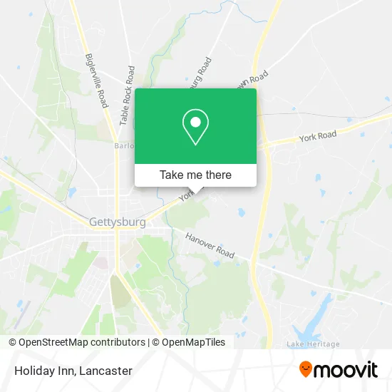 Holiday Inn map