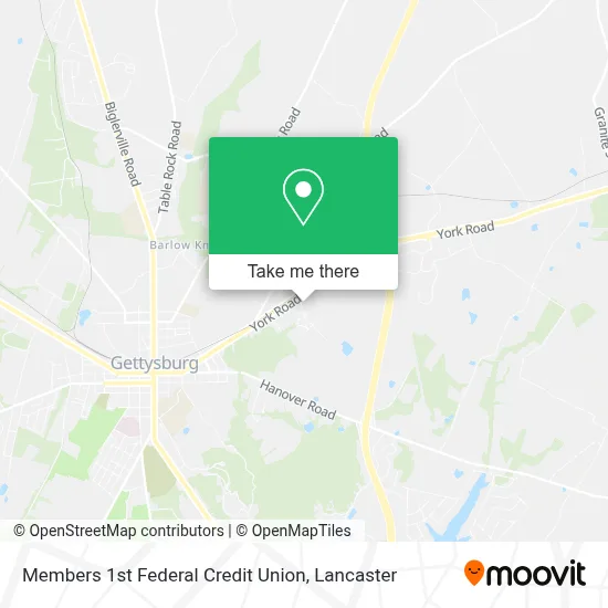 Members 1st Federal Credit Union map