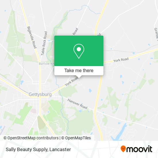 Mapa de Sally Beauty Supply