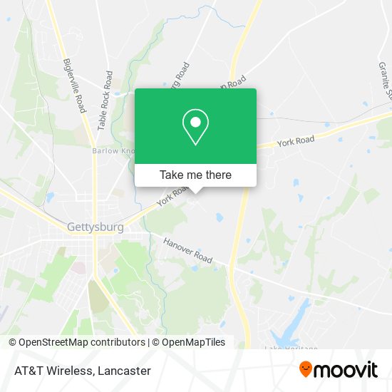 AT&T Wireless map