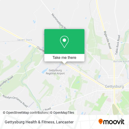 Gettysburg Health & Fitness map