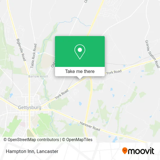 Hampton Inn map