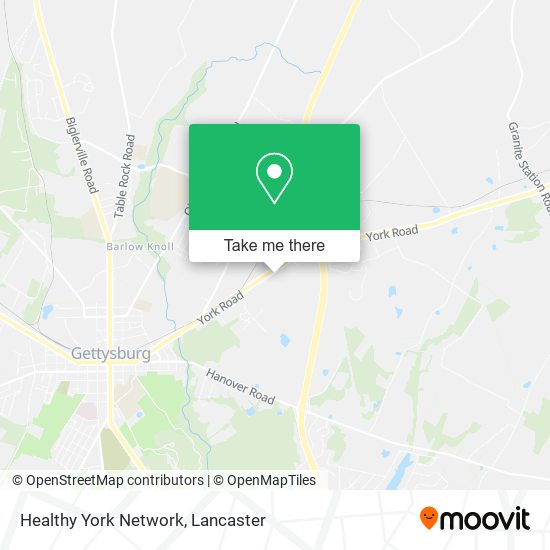 Healthy York Network map