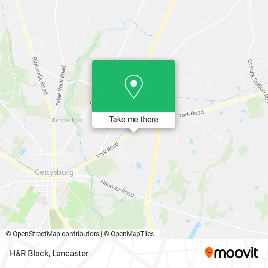 H&R Block map