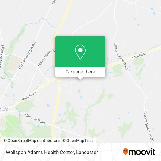 Wellspan Adams Health Center map