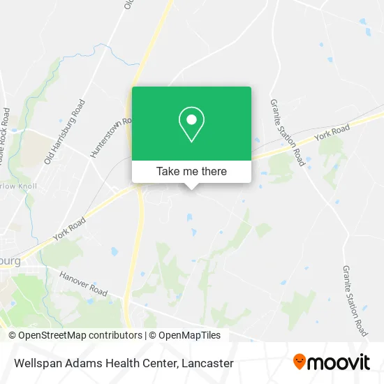 Wellspan Adams Health Center map