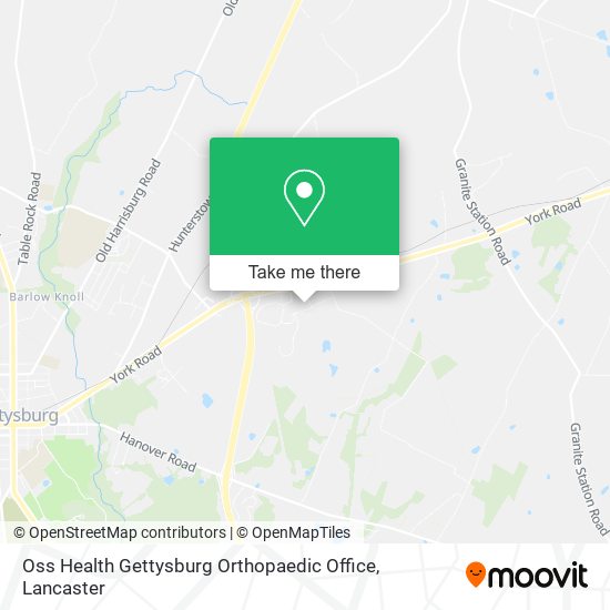 Mapa de Oss Health Gettysburg Orthopaedic Office