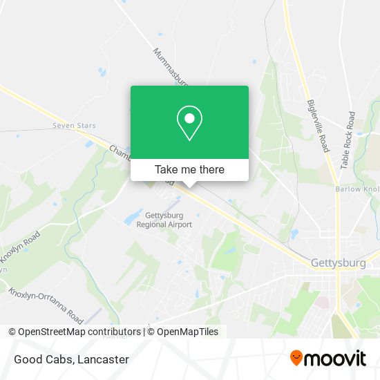 Mapa de Good Cabs