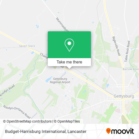 Mapa de Budget-Harrisburg International