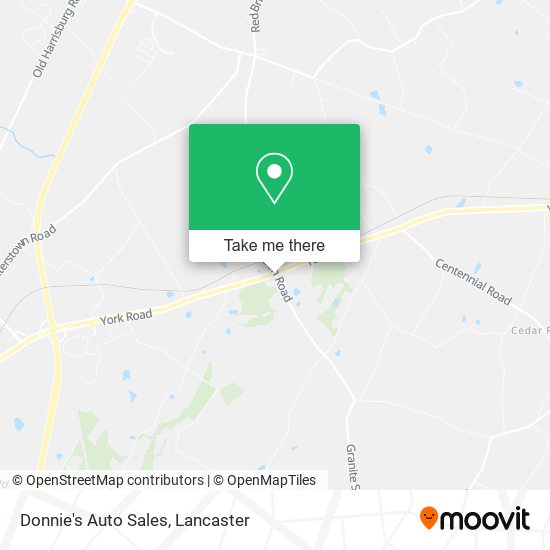 Donnie's Auto Sales map