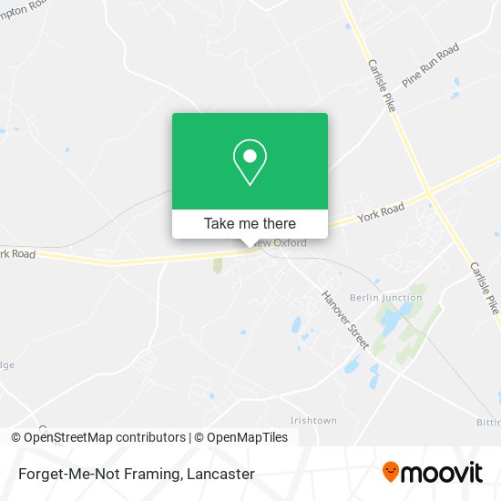 Forget-Me-Not Framing map