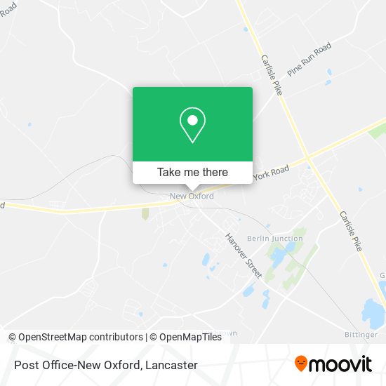 Post Office-New Oxford map