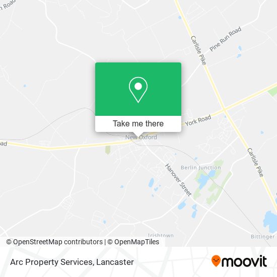 Arc Property Services map
