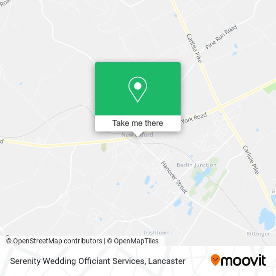 Serenity Wedding Officiant Services map
