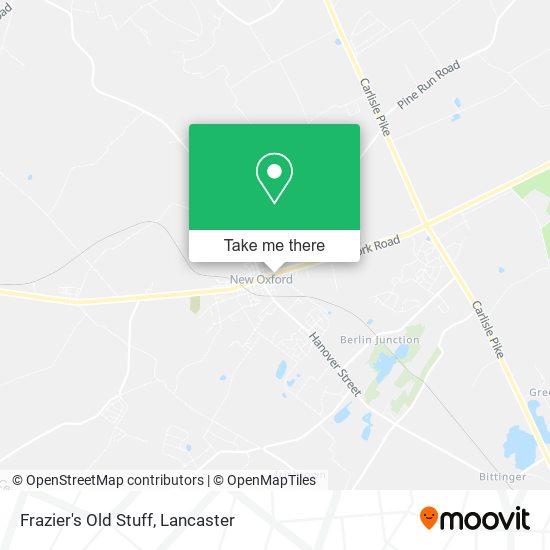 Frazier's Old Stuff map
