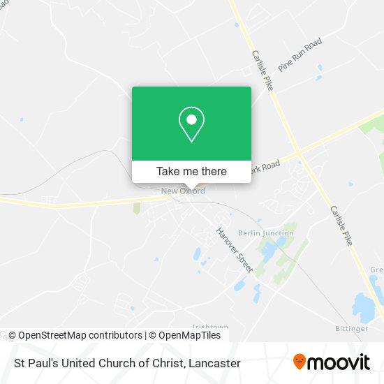 St Paul's United Church of Christ map