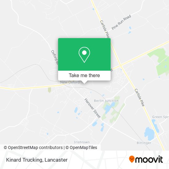 Kinard Trucking map