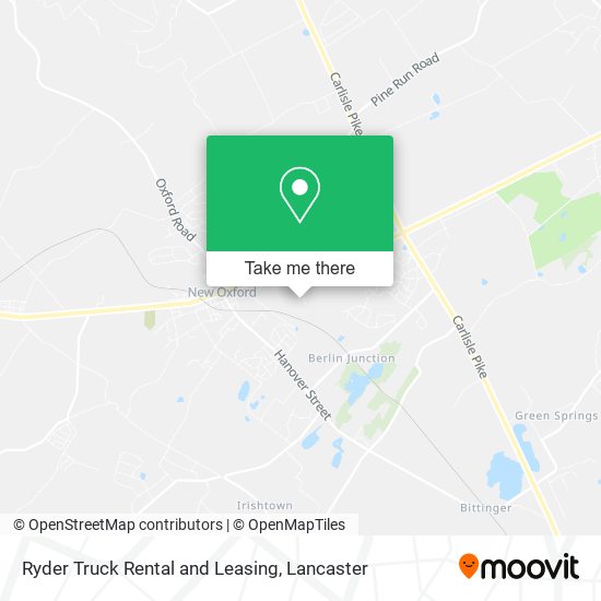 Ryder Truck Rental and Leasing map