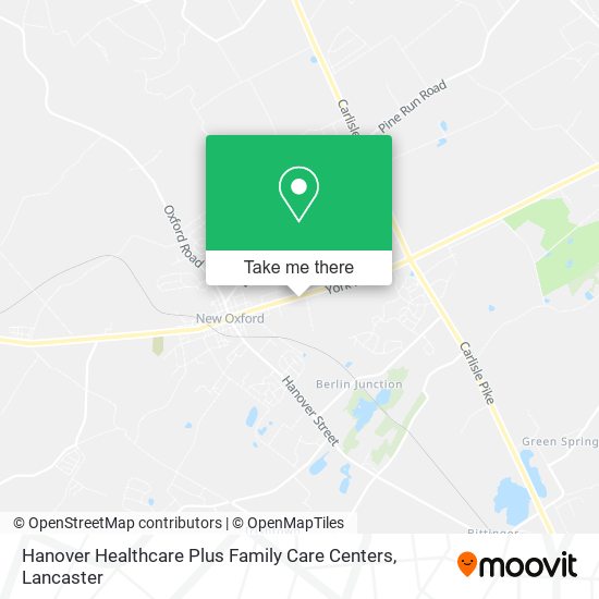 Hanover Healthcare Plus Family Care Centers map